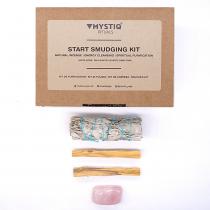 Mystiq Yoga - Kit de Purification START - Sauge, Palo Santo - Encens