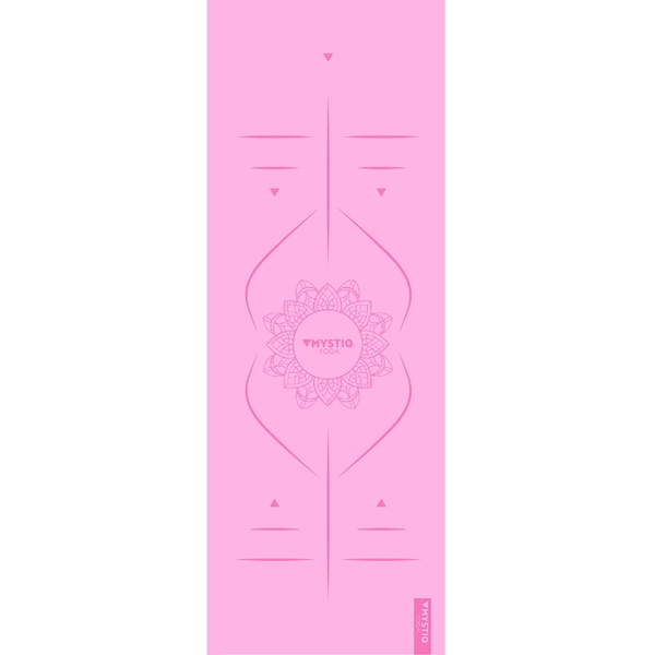 Mystiq Yoga - ELITE Series - Tapis de Yoga Mandalign Pink
