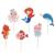 Kit Cupcakes Sirène Corail - Recyclable