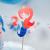 Cake Toppers Sirène Corail - Recyclable