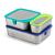 Set 3 Lunch box inox couvercle silicone