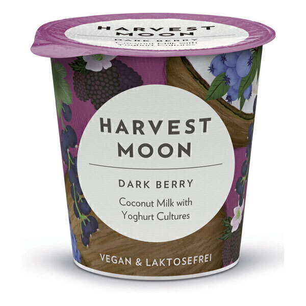 Harvest moon - Dessert végétal noix de coco et dark berry 125g