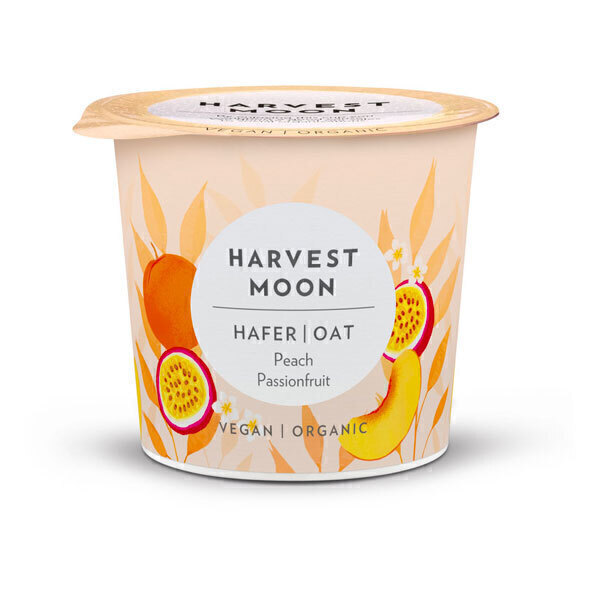 Harvest moon - Yaourt à l'avoine goût pêche et passion 275g