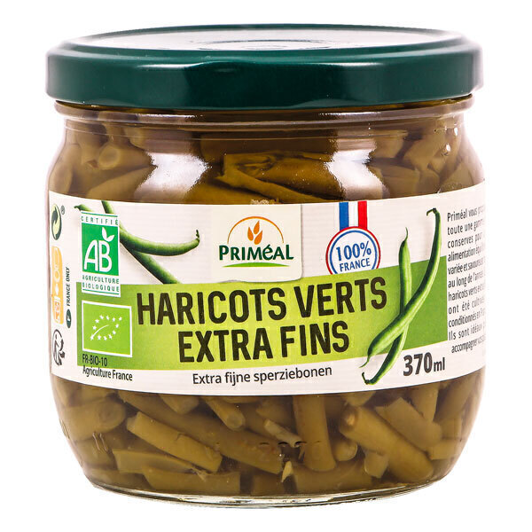 Priméal - Haricots verts extra fins origine France 370ml
