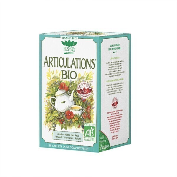 Romon Nature - Tisane Articulations bio - 20 sachets Romon Nature - Tisane Articulations bio - 20 sachets