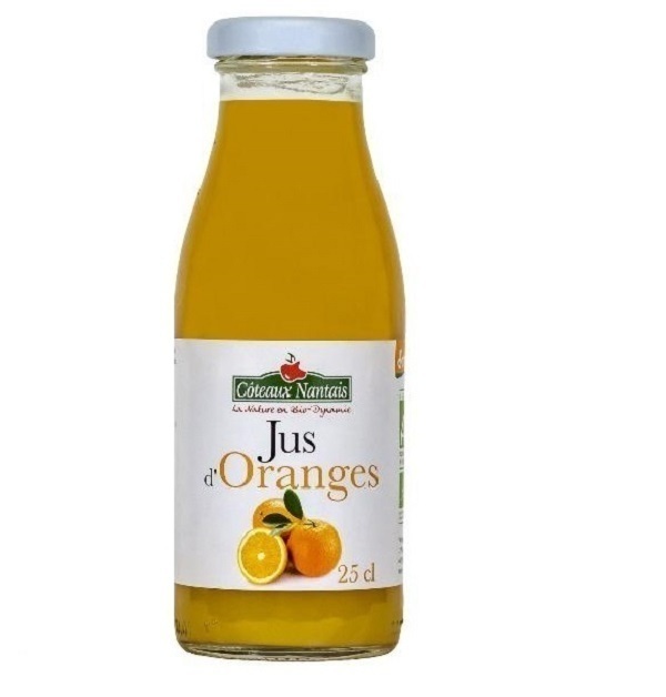 Côteaux Nantais - Jus d'oranges Bio Demeter - 25 cL