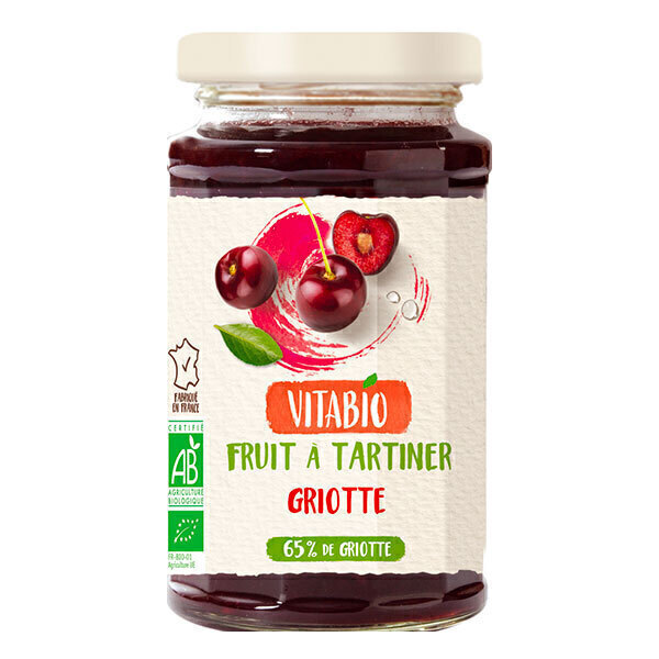 Vitabio - Fruits à tartiner de griotte bio 290g