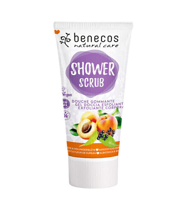 Benecos - Douche Gommante Bio Abricot Fleur de Sureau 200ml - Benecos Benecos - Douche Gommante Bio Abricot Fleur de Sureau 200ml - Benecos