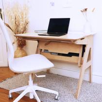 Omni Design - Bureau ergonomique assis-debout blanc L118cm