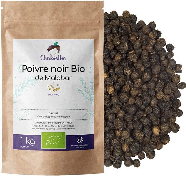 Chabiothé - Poivre noir Bio 1 kg