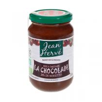 Jean Hervé - Chocolade crunchy pate a tartiner cacao-noisette-lait 350g bio