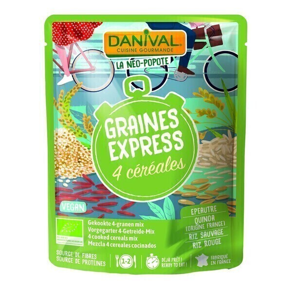 Danival - Graines Express 2 céréales-2 légumineuses 250g bio