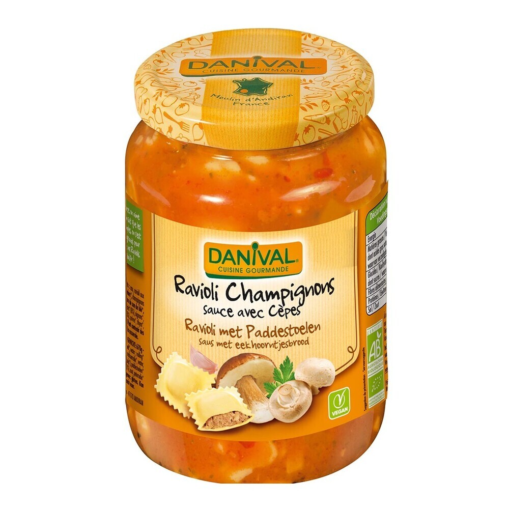 Danival - DANIVAL - RAVIOLI Champignons, sauce avec  cèpes 670G