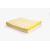 Drap de plage coton 420g 100/180cm jaune/blanc