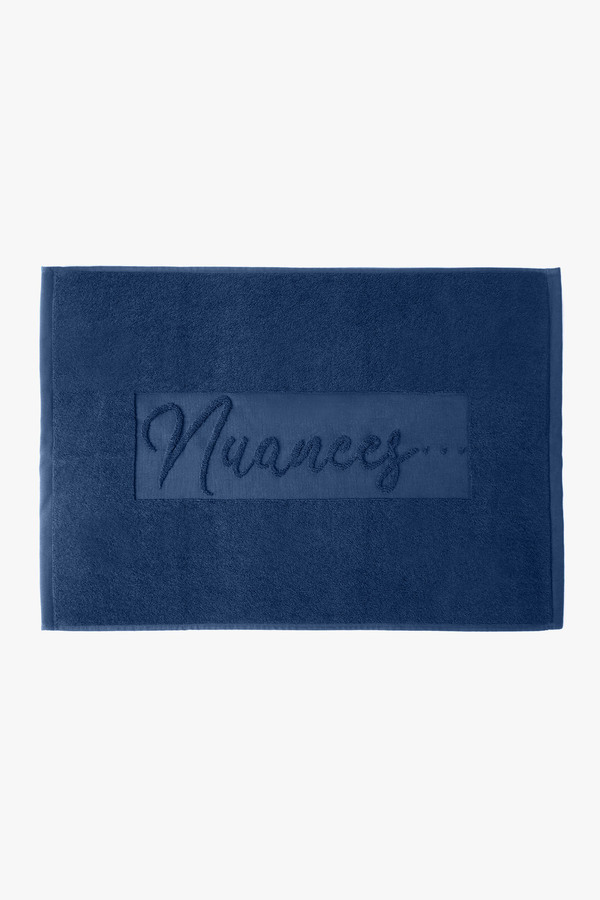 Nuances - Tapis de bain coton 50/70 900g bleu ténébreux