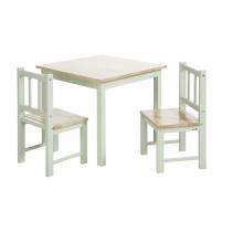 Geuther - Meubles d activite en Hevea 2 chaises et une table Couleur Vert