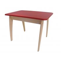 Geuther - Table bambino 76 x 52.5 x 55.3 cm rouge et naturel