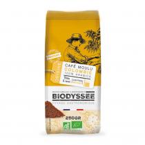 Biodyssée - Cafe moulu 100% pur arabica Colombie 250g bio