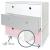 Commode COLORFLEX white-p grey-s pink