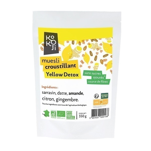KOKOJI - Muesli Croustillant Yellow Detox 350g