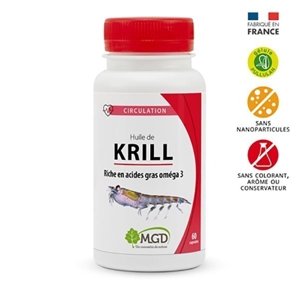 MGD - Huile de krill 60 caps.