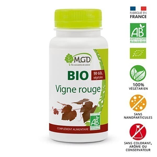 MGD - Vigne rouge 90 gél. bio MGD - Vigne rouge 90 gél. bio