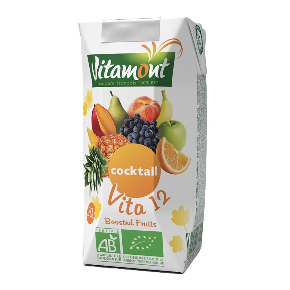 Vitamont - Cocktail 12 fruits Tetra 20cl bio
