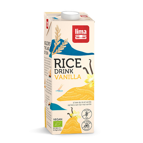 Lima - Boisson végétale à base de riz vanille 1l