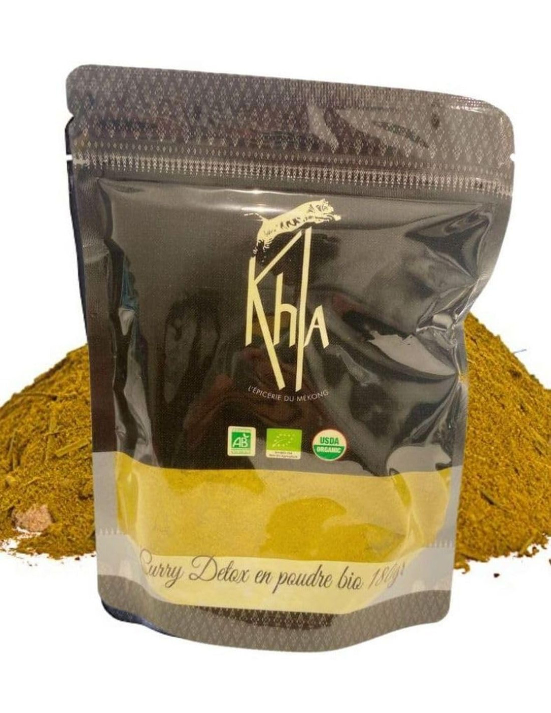 Khla - Curry détox en poudre - en vrac - 250 g Khla - Curry détox en poudre - en vrac - 250 g