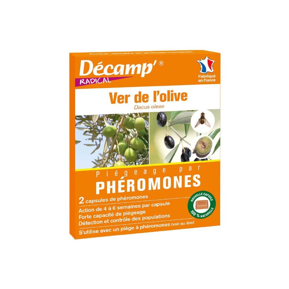 Décamp' - Phéromone contre le ver de l'olive  (2 capsules)
