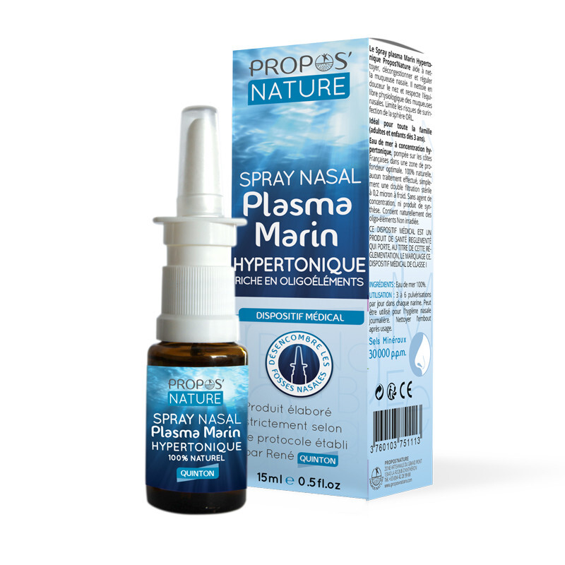 Propos’Nature - Spray Nasal Plasma Marin hypertonique - 15ml