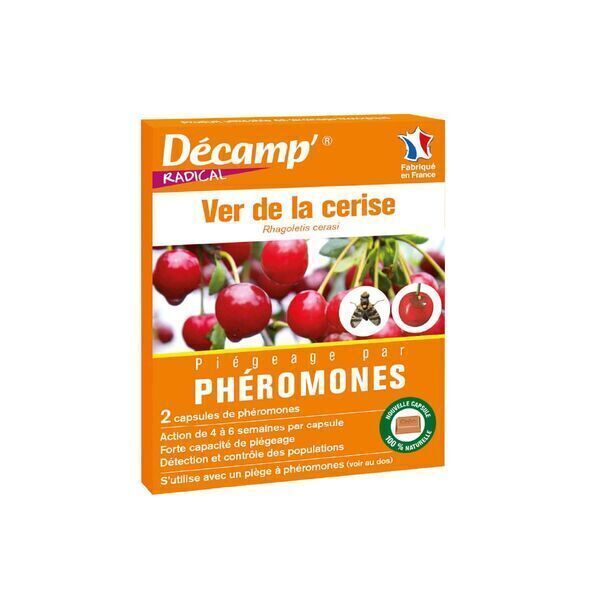 Décamp' - Phéromone contre le ver de la cerise (2 capsules)