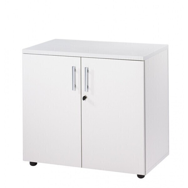 Simmob - Armoire de Bureau Basse 2 Portes Blanche INEO Simmob - Armoire de Bureau Basse 2 Portes Blanche INEO