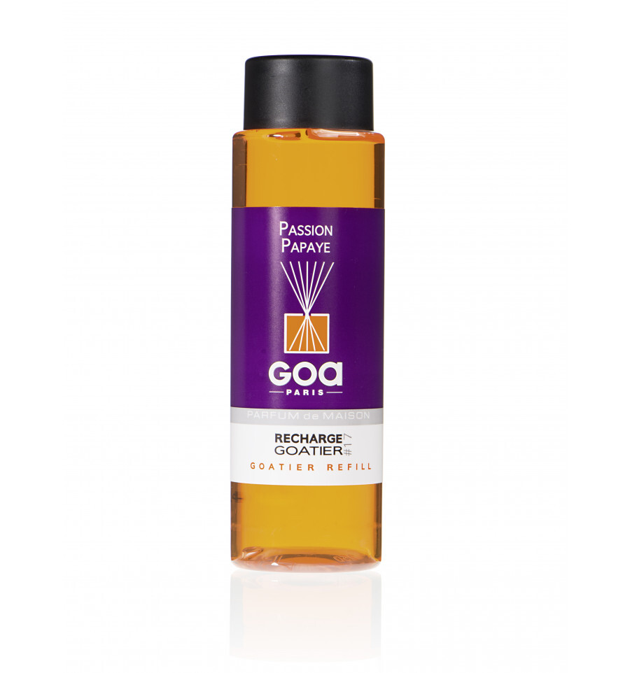 Goa - Recharge de parfum Passion Papaye - Goa 250ml + 1 pack rotin 10