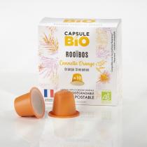 Capsul&bio - CAPSULEBIO Rooibos Cannelle Orange 10 capsules Nespresso®