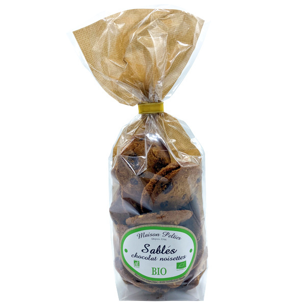Le Manoir des Abeilles - Sablés au chocolat noisettes BIO