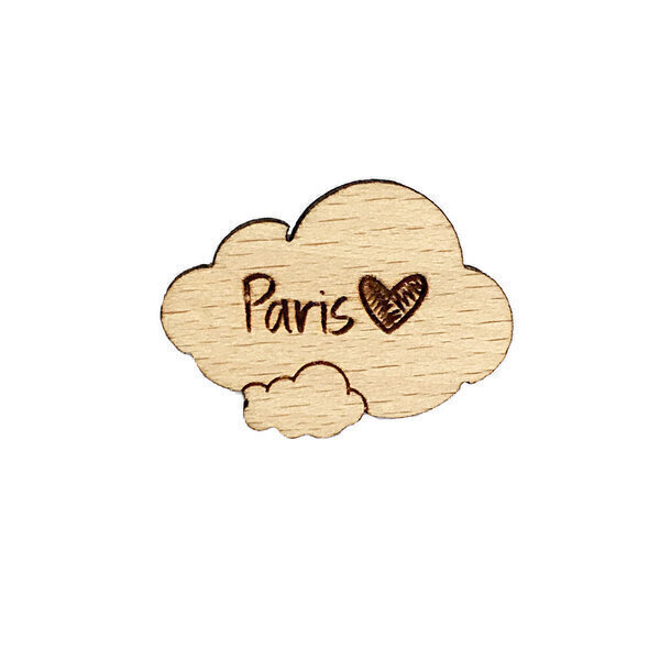 Ni une ni deux - Broche Paris je t'aime