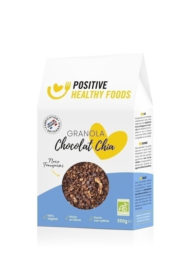 Positive Healthy Foods - Granola Chocolat Chia 350g