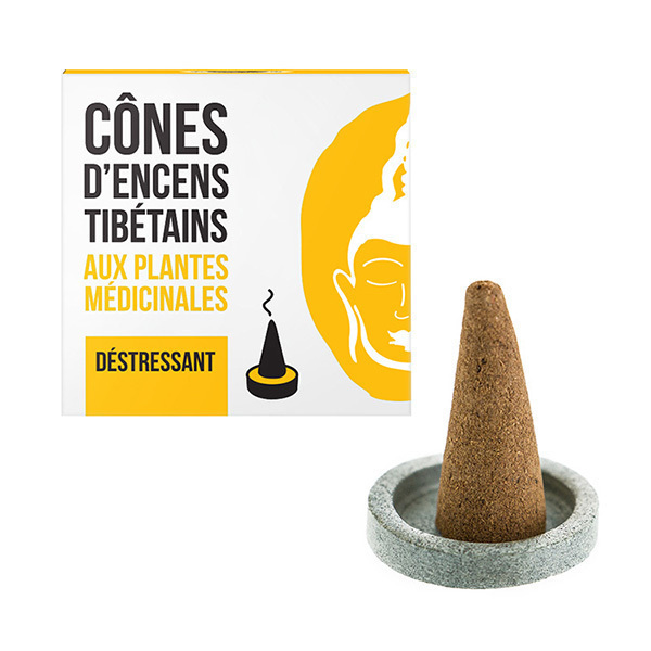 Les Encens du Monde - Encens tibetain Destressant 15 cones