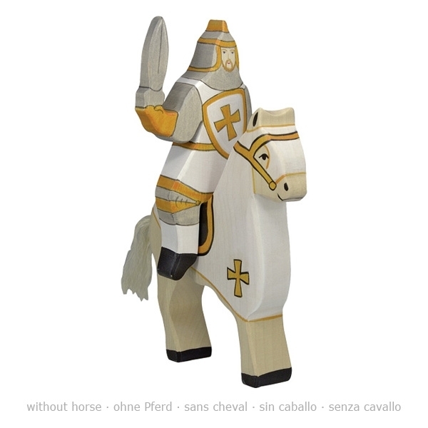 Holztiger - Figurine Chevalier blanc avec épée