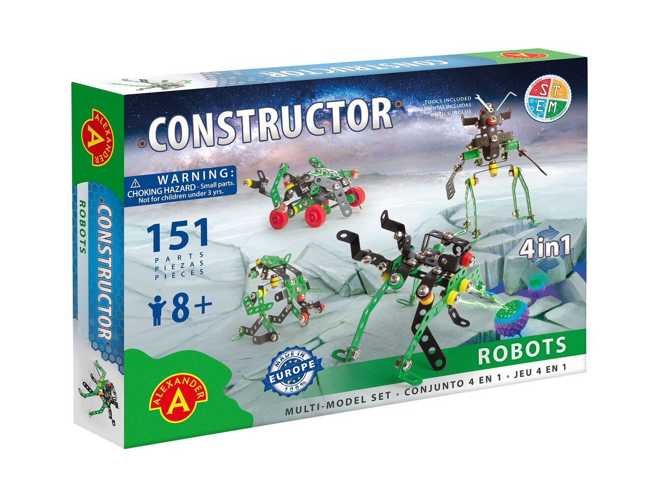 Alexander Toys - Constructor Robots 4 en 1