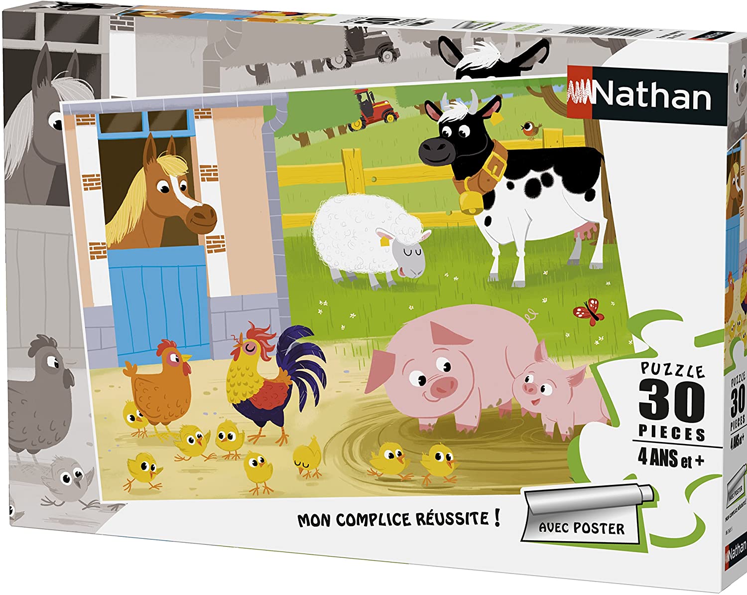 Nathan - Puzzle Mes amis de la ferme 30 pcs Nathan - Puzzle Mes amis de la ferme 30 pcs