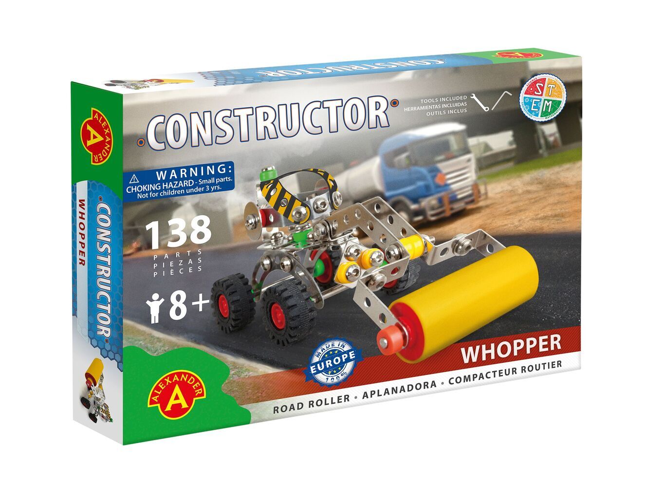 Alexander Toys - Constructor Whopper - Rouleau compresseur