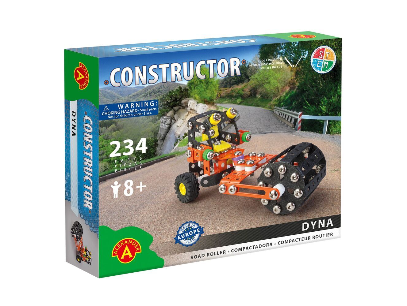Alexander Toys - Constructor Dyna - Rouleau compresseur