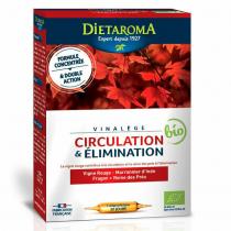 Dietaroma - Circulation Vilanège double action ampoules 20 ampoules de 10 ml