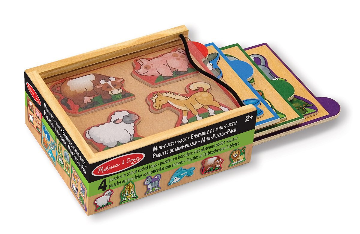 Melissa & Doug - Ensemble de mini-puzzles – Animaux Melissa & Doug - Ensemble de mini-puzzles – Animaux