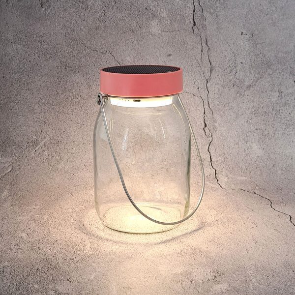 Tistéane - Lampe Pot de Lait Pro Touch 3,7V Rose Vintage