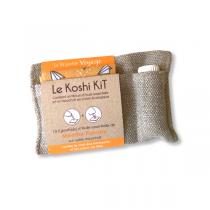 Koshi - Kit Voyage - 1 mouchoir en tissu et 1 huile essentielle bio