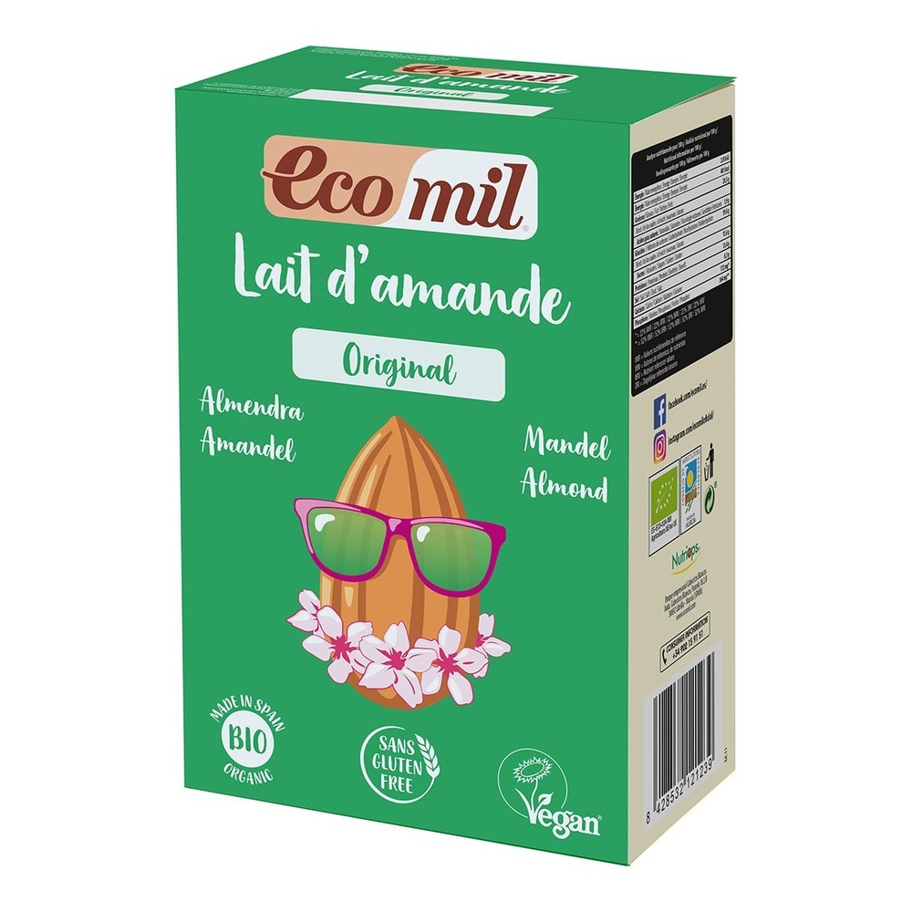 EcoMil - Lait Amandes Instantané Original 800g Bio