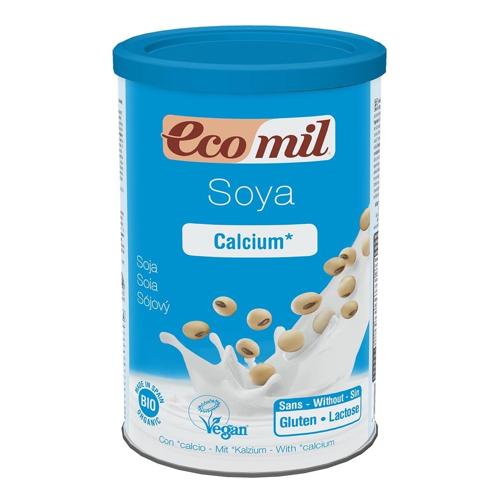 EcoMil - Boisson Soja-Calcium Instantanée Original 400g Bio